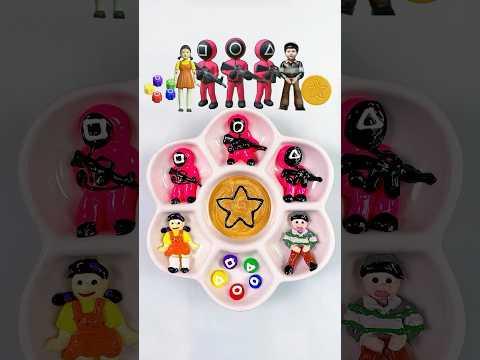 Guess The Final Color🎨（ Squid Games 30）｜Mixing Color｜Satisfying ｜Relaxing| Paint| ASMR Art