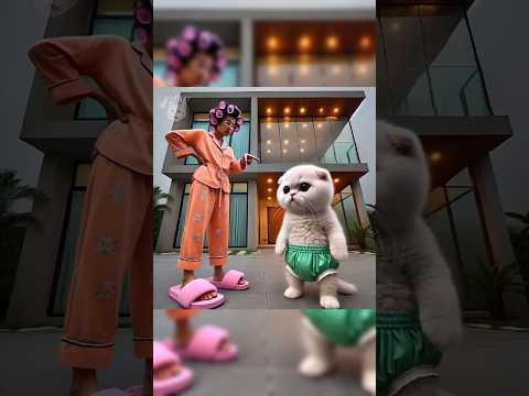 💥anak kucing diusir mamah🗿‼️#kucing#kucinglucu#lucu#kucingimut