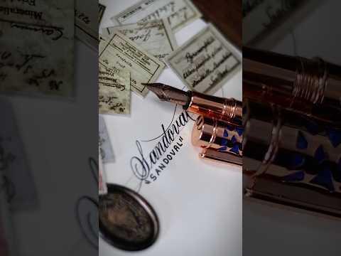 Pluma fuente flexible punto “M”