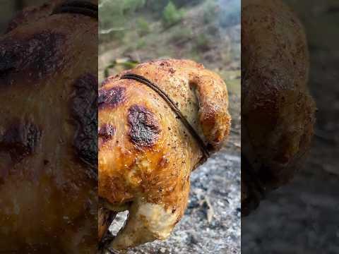 Doğada Bütün Tavuk Kızartma 🐔 | Roasting Whole Chicken in Nature