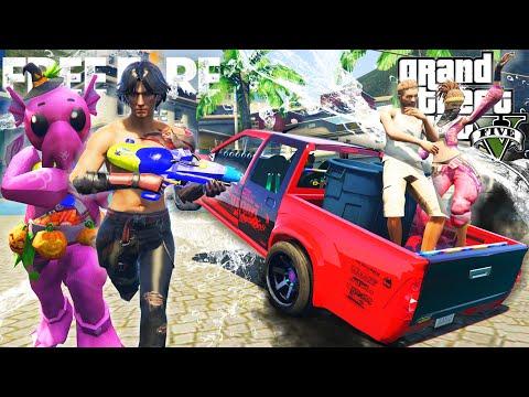 แก็งฟีฟายเล่นน้ำสงกรานต์! สุดมันส์ สุดเกรียนในเกม GTA V Mod