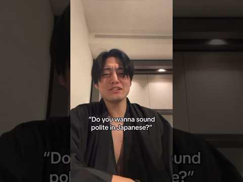 Now you’re very polite in Japan! You’re welcome 😂 #japan #shorts