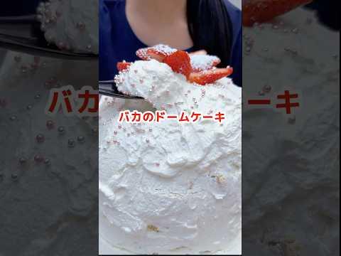 【大食い】すごいことを思いついた主婦 #ドームケーキ #ハイカロリー #デザート #モッパン #mukbang #料理