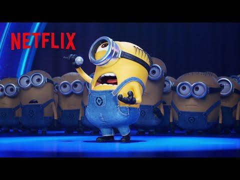 歌唱シーン - 「シング！」のオーディションを受けることになったミニオン | 怪盗グルーのミニオン大脱走 | Netflix Japan