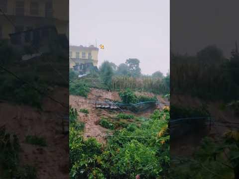 Mountain village in land slide dottie #shortvideo #shorts#nepal
