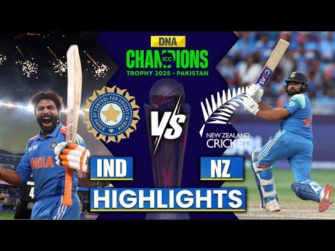 IND Vs NZ Highlights: India Vs New Zealand Match, Champions Trophy 2025 I Rohit Sharma I Virat Kohli