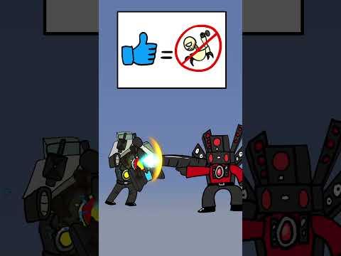 Anime Chibi Skibidi Toilet VS Finger Animation 3 #shorts