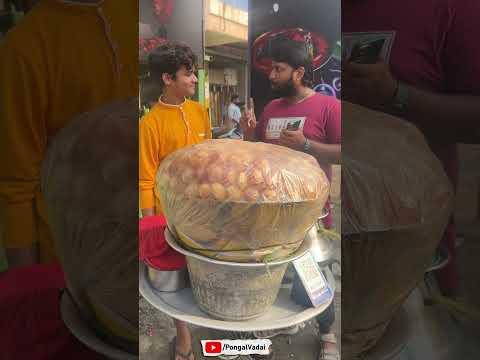 மாசம் இத்தனை லட்சமா? 🤯😯 ரகசியத்தை போட்டுடைத்த பாணி பூரி விற்கும் Vadakkan🥵 #pongalvadai  #shorts