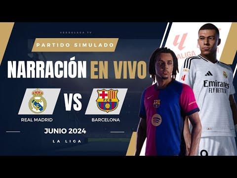 🟢 BARCELONA LE GANÁ AL REAL MADRID EN LA LIGA / PARTIDO SIMULADO PES 2021 - NARRACIÓN EN VIVO