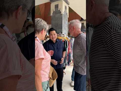 KETEMU TURIS ASING DARI OXFORD YANG JUGA FANS ARSENAL #erickthohir #ketumpssi #arsenal #oxfordunited