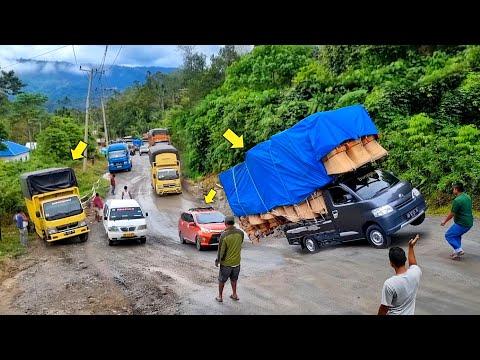 INSIDEN BERUNTUN || Truck Patah As Roda Meluncur Kencang Di Tanjakan Batu Jomba #truck
