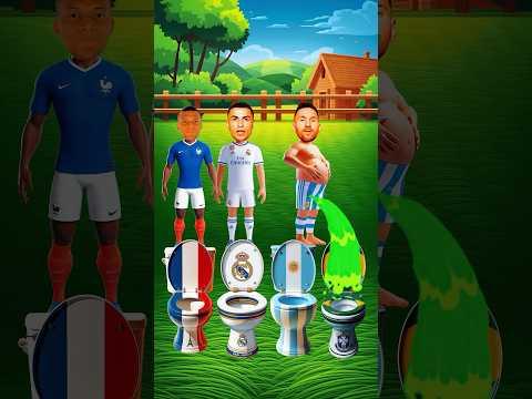 Quem Vai Fazer Xixi No Seu Vaso Sanitário? Ronaldo vs Messi vs Mbappé vs Neymar