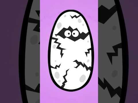 ¿Qué sale del huevo? ¡Puedes adivinar tres veces! #huevos #divertido #pascuaderesurrección