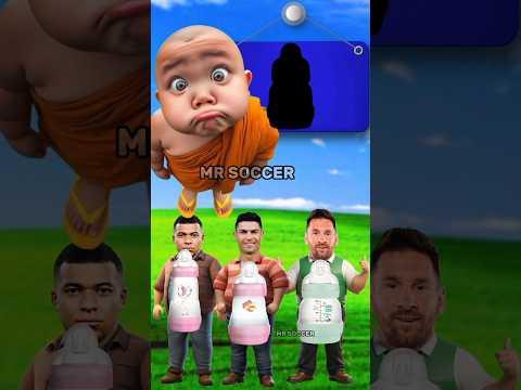 QUEM PEGOU A MAMADEIRA DO BEBEZÃO 🤔 #cristianoronaldo #messi OU #mbappé