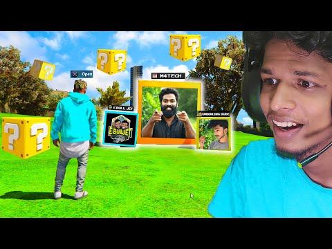 Opening FAMOUS YOUTUBERS Lucky Block !!! | Malayalam |@M4Techofficial @UNBOXINgdude @EBULLJET |