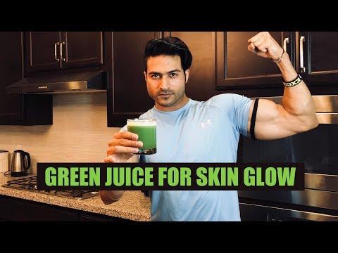 Green Juice for SKIN GLOW | Juice Recipe by Guru Mann