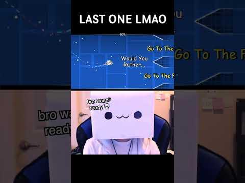 Geometry Dash HARDEST Would You Rather Challenge! 😳