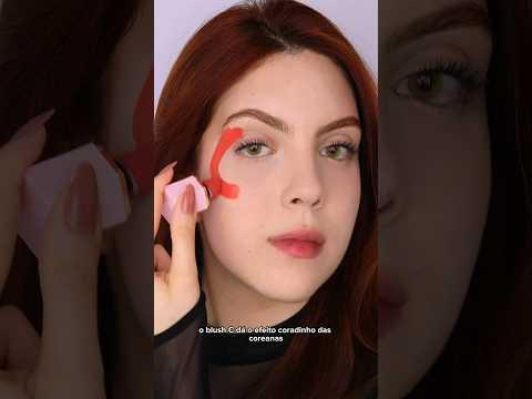 blush no formato de letras ♡