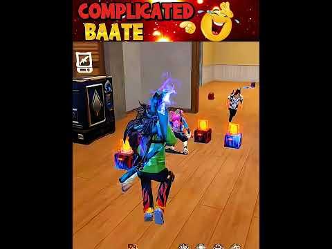 Complicated baate 😂 | Free fire funny moments | #shorts #deepakrds #freefire #shortsfeed