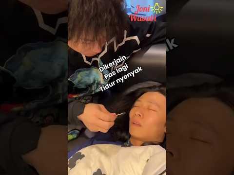 Dikerjain pas lagi tidur nyenyak