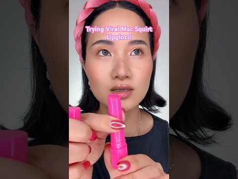 Trying the Viral Mac Squirt Plumping Lipgloss!