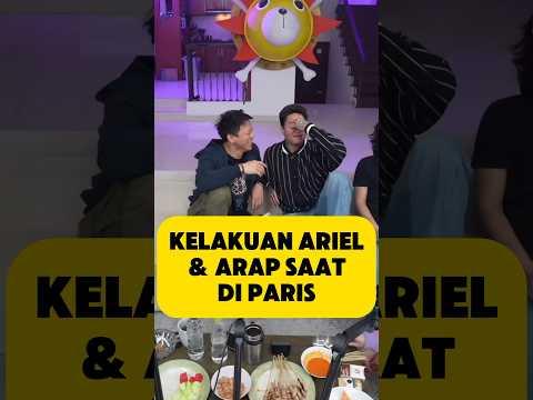 ARIEL & ARAP LAKUKAN INI SAAT DI PARIS #ybrap #ariel #marapthon2