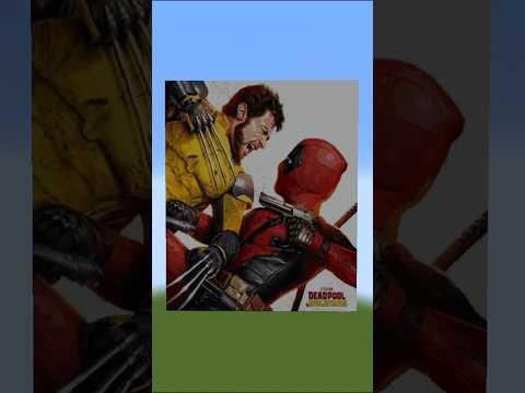 Minecraft Marvel Pixelart ๐ #shorts #minecraft